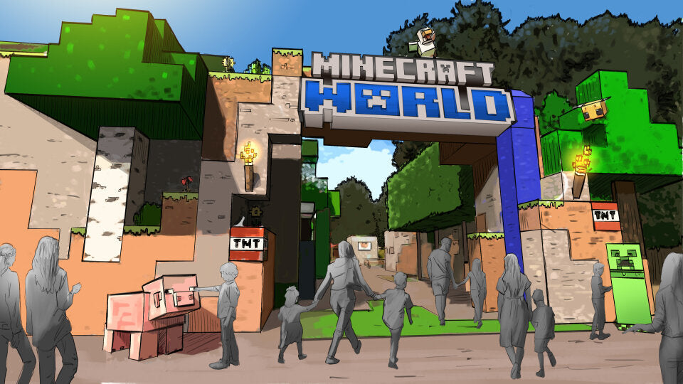 Minecraft débarque à Chessington