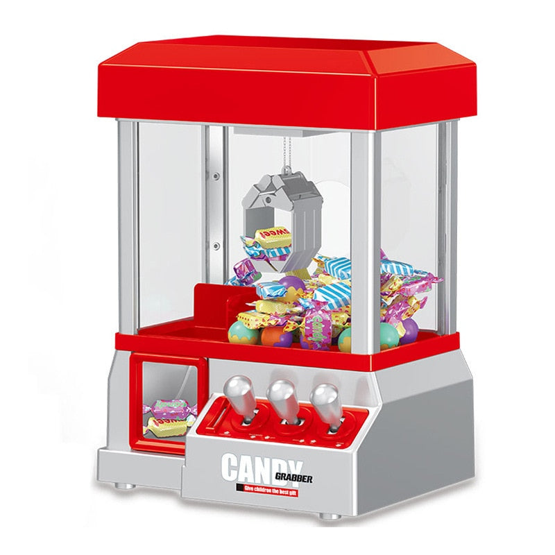 HOMCOM Candy Grabber fusée - machine attrape à bonbons - machine à pince -  jeu de griffe - 8 figurines incluses - fête foraine anniversaire - effets  lumineux & sonores pas cher 